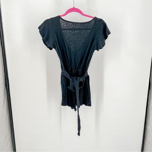 Free People Short Black Romper - Picture 2 of 3